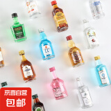 法列罗洋酒便利店调酒套装组合威士忌伏特加迷你版小酒基酒礼盒 盲盒 50mL 6瓶 随机口味