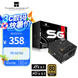 Thermalright(利民) 额定750W TR-SG750 ATX3.1电源 金牌全模组电源 PCIE5.1 全日系电解电容 14CM小机身电源