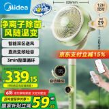 美的（Midea）【小青柠鲜风】SPI净离子除菌空气循环扇一级节能四季净化扇家用落地扇电风扇空调伴侣GDG24FG