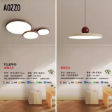 奥朵 AOZZO飞碟餐厅灯现代简约飞盘吊灯新款饭厅餐桌灯创意艺术灯饰中山灯具 客餐厅智能款TCLE7815