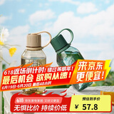 乐扣乐扣（LOCK&LOCK）户外运动水杯Tritan男女学生塑料杯子1L蓝色ABF690OBLU