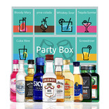 金宾等迷你小酒版 便利店 调酒 10支装礼盒 家庭小酒馆聚会送礼