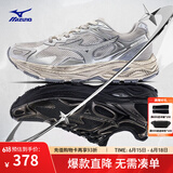 美津浓（MIZUNO）【RACER S】软底轻便运动跑步鞋男女同款缓震透气休闲慢跑鞋 18/脏脏银 38 (240mm)