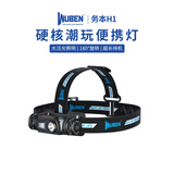 务本H1强光头灯充电头戴户外超亮钓鱼专用夜钓赶海轻小号超长续航 H1（1200流明IP68防水头灯）