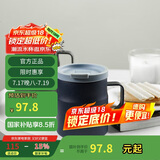 乐扣乐扣（LOCK&LOCK）遇见惬意保温保冷咖啡杯带手柄男女水杯子475ML灰色LHC4263GRY