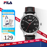 斐乐（FILA）手表男款针扣式皮革表带男士时尚运动石英学生手表 FLM38-793-001
