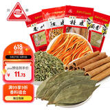 川珍香料组合4袋装145g家庭炖卤肉调料包陈皮橙桂皮小茴香叶商超同款