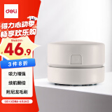 得力（deli）纽赛充电式强吸力桌面吸尘器 迷你键盘除尘清洁助手橡皮屑清洁器 夜影灰NS199-S