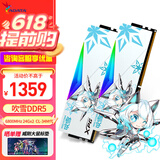 威刚（ADATA）XPG龙耀D500G吹雪联名DDR5台式内存条C28时序严选海力士Adie颗粒ddr5内存条灯条套装9800X3D专用 【C34/新Mdie】6800 24*2吹雪
