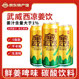 西凉姜饮姜啤果饮果啤无酒精姜汁味碳酸饮料易拉罐装西北甘肃武威特产 【小罐姜啤】310mL*12罐