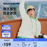 斯凯奇男女同款夏季情侣外套运动卫衣休闲长袖衫多巴胺潮流上衣