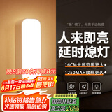 心有所属人体感应灯充电磁吸小夜灯卧室床头起夜灯家用氛围便携酷毙夜光灯