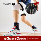 STANCE短筒袜359专业篮球袜男加厚毛巾底精英袜跑步运动袜子抗菌防臭袜 337藏青色 A337C20BIQ-NVY M (38-42)