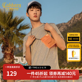 卡宾圆领短袖T恤春夏款简约基础冰感体恤多色可选 浅花灰26 XL 180 52