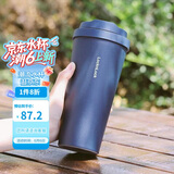 乐扣乐扣（LOCK&LOCK）保温杯遇见元气保温保冷咖啡杯男女高颜值水杯子550ML海蓝色
