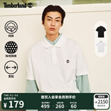 添柏岚（Timberland） 官方男装POLO衫新款户外休闲商务宽松|A62T5 A62T5100/白色 XS (165/80A)
