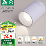 雷士（NVC） 筒灯LED明装射灯可折叠免开孔天花灯客厅背景墙玄关灯旋转筒射灯 明装吸顶Ra97-9W暖白-光束角24°