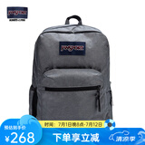 JANSPORT杰斯伯书包轻便双肩包男女旅行包简约背包电脑包学生校园 47LX81D深灰色-侧袋+隔层