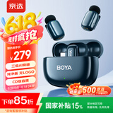 BOYA京选BOYA mini博雅迷你无线领夹麦克风收音麦 手机直播户外采访vlog短视频收音降噪麦克风Type-C版