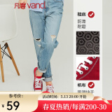凡客诚品VANCL帆布鞋低帮女款百搭时尚运动板鞋韩版潮流 红色 35