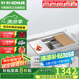 科勒（KOHLER） 厨房手工晶钻水槽多功能台下单槽加厚304不锈钢洗菜盆洗碗盆水池 裸槽5540（不含龙头）
