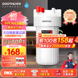 GOOTHO大白瓶前置过滤器 全屋家用自来水过滤净水器大通量大蓝瓶中央过滤通用滤芯除余氯阻垢 10寸单联基础过滤【1微米PP棉】