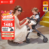 AMORHOME遛娃神器婴儿推车可坐可躺轻便折叠宝宝溜娃折叠小 金刚pro橘色