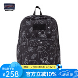 JANSPORT杰斯伯书包轻便双肩包男女旅行包简约背包电脑包学生校园 4QUEGX9航天物语-隔层+侧袋