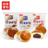 桃李酵母面包牛奶红豆巧克力混合味940g早餐手撕糕点心零食整箱12袋
