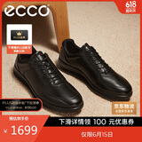 爱步（ECCO）正装鞋 增高牛皮休闲皮鞋男 雅仕男鞋系列207124 黑色39