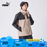 彪马（PUMA）官方 男女同款户外实用机能风连帽外套 OUTDOOR 683477 栗鼠灰-07 M (175/96A)