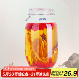 喜碧（Scybe）泡酒容器密封罐6斤装泡酒瓶泡菜坛子腌菜缸腌蛋玻璃罐潘多拉3.2L