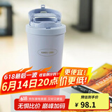 乐扣乐扣（LOCK&LOCK）遇见元气保温保冷咖啡杯带茶网男女车载水杯550mL蓝色LHC3300SBLU