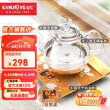 金灶（KAMJOVE）自动上水电热水壶 全智能玻璃煮水壶 底部上水茶台烧水壶保温一体 香槟金 1个
