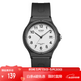 卡西欧（CASIO）小黑表男女表中性学生公务员考试中高考可用石英表MW-59-7B