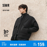 森马棉服男防水防油防污防风冬装厚飞行员棒球领夹克109724112101