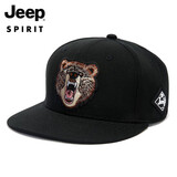JEEP帽子男士时尚刺绣棒球帽潮流街头鸭舌帽运动户外旅游平檐帽 A0268