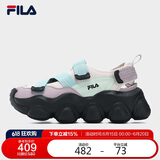 FILA 斐乐官方女鞋FRAGOLA草莓凉鞋2025夏厚底增高玛丽珍魔术贴凉拖 