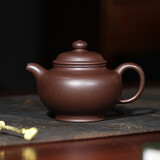 百年利永宜兴紫砂壶纯全手工原矿紫泥掇只壶功夫茶具泡茶壶190ml