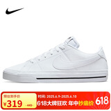 耐克NIKE男子板鞋经典COURT LEGACY运动鞋DH3162-101白色44