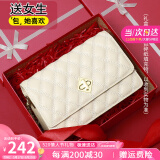 viney包包女包牛皮链条包轻奢百搭单肩斜挎包生日520送女朋友礼物老婆
