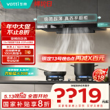 华帝（VATTI）国家补贴20% 官方抽油烟机欧式脱排吸油烟机家用静音齐平橱柜23风量大吸力一级能效i11143T
