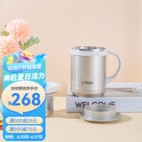 虎牌（TIGER）保温杯 办公型不锈钢真空杯茶滤网杯 水杯CWM-A035 350ml 金灰色NN 350ml