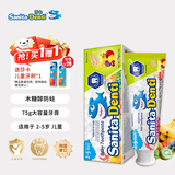 莎卡（sanita-denti）儿童牙膏 婴幼儿牙膏儿童抑菌防龋齿不含氟牙膏防蛀2-5岁 水果味