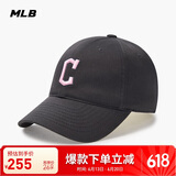MLB帽子男女软顶棒球帽虞书欣明星同款运动鸭舌帽3ACP6601N-45CGS-F