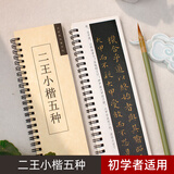 宛陵文韵二王小楷五种王羲之王献之洛神赋黄庭经乐毅论孝女曹娥碑东方朔画赞字卡毛笔书法行书经典书法原帖