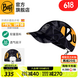 BUFF coolnet夏季折叠跑步防晒帽男女遮阳户外登山马拉松导汗全顶帽 酷爽软檐折叠 121747.999檐logo 均码(帽围53-62)