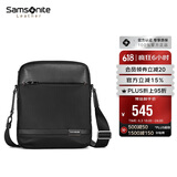 新秀丽（Samsonite）斜挎包精品男士单肩包超纤挎包时尚男包休闲实用TN5*09004黑色