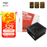 爱国者（aigo）电竞EU750W 铜牌全模组 黑色 台式机主机电源 80PLUS铜牌/原生PCIE5.0/ATX3.0/大单路12V/5060Ti