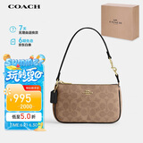 蔻驰（COACH）【品牌直供】女士NOLITA小号手提手拿包腋下包麻将包人造革